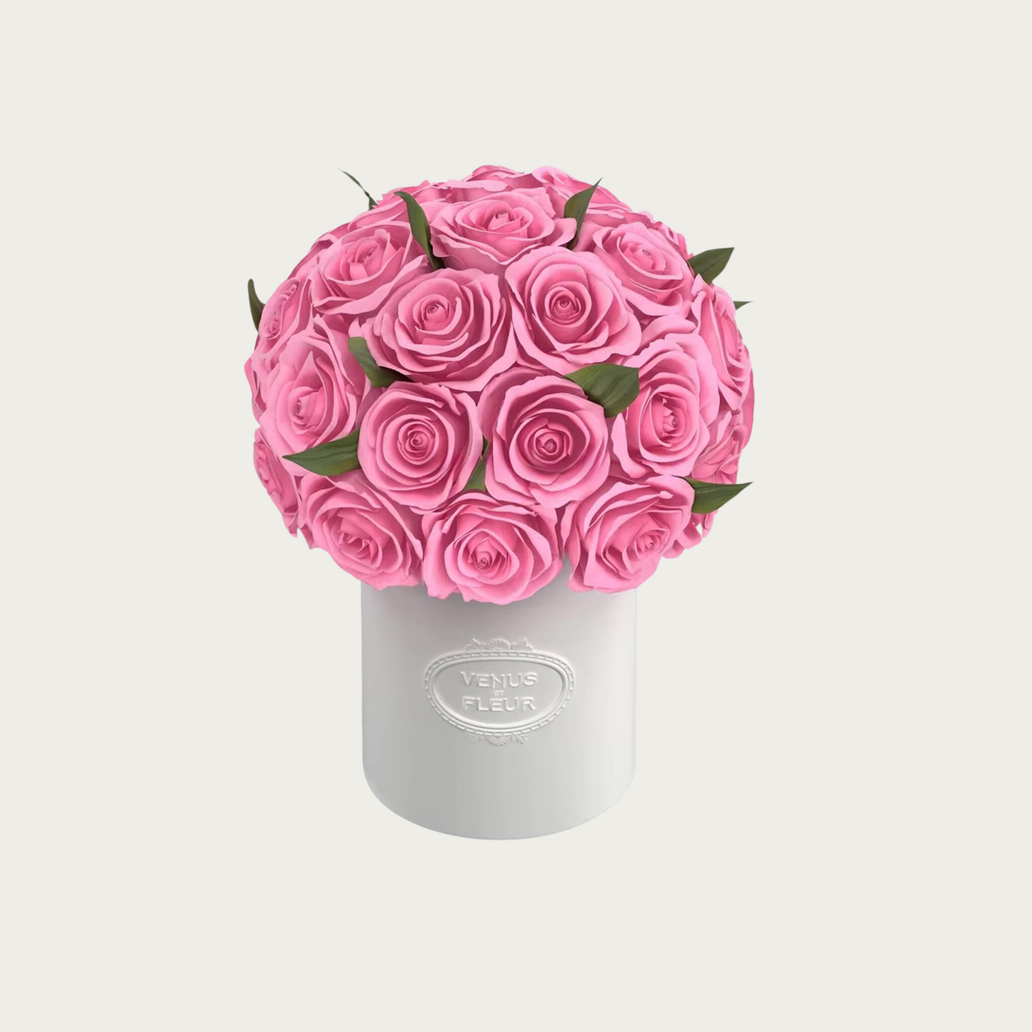 Forever Rose with a Porcelain Vase